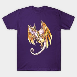 Golden Clockwork Dragon T-Shirt